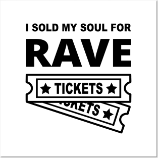 EDM Rave tickets Posters and Art